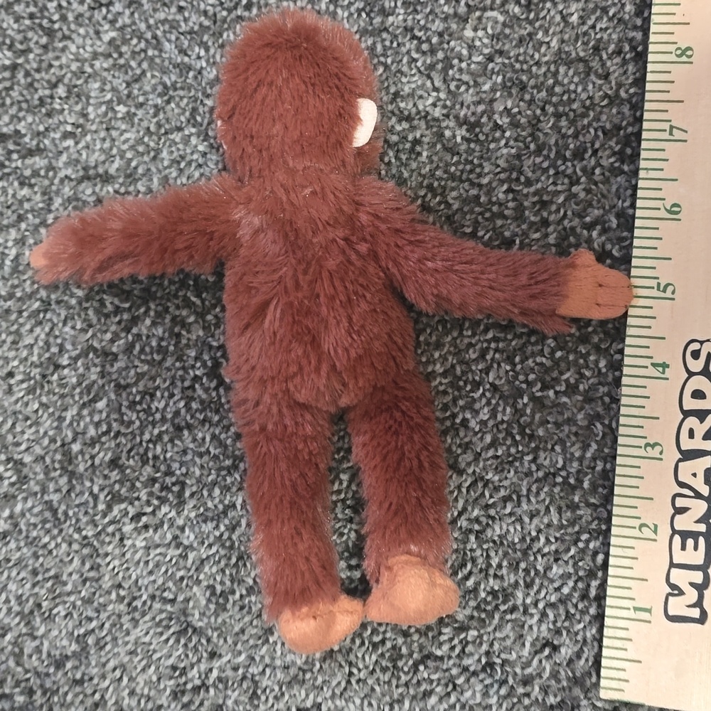 Ikea 8" Djungelskog Mini Monkey Orangutan Plush Stuffed Brown Animal Toy - Picture 3 of 3